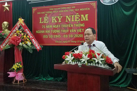 Gia Lai: Mít tinh kỷ niệm 75 năm ngày truyền thống ngành Khí tượng Thủy văn Việt Nam
