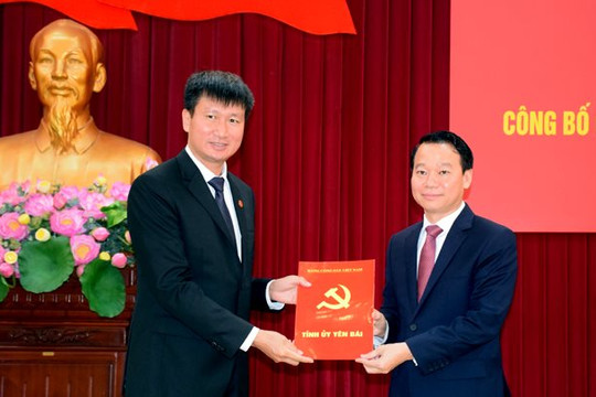 Yên Bái: Giới thiệu ông Trần Huy Tuấn giữ chức Chủ tịch UBND tỉnh