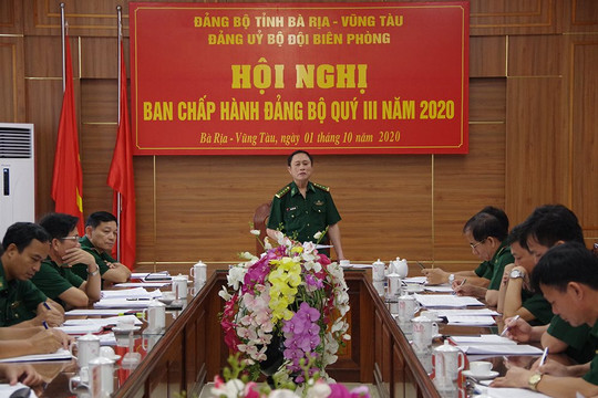Đảng ủy Bộ chỉ huy BĐBP tỉnh Bà Rịa – Vũng Tàu: Tăng cường thực hiện nhiệm vụ quý IV năm 2020