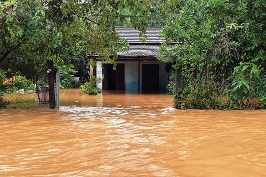 Bão, lũ đang “hoành hành”: Đà Nẵng gió bắt đầu giật mạnh