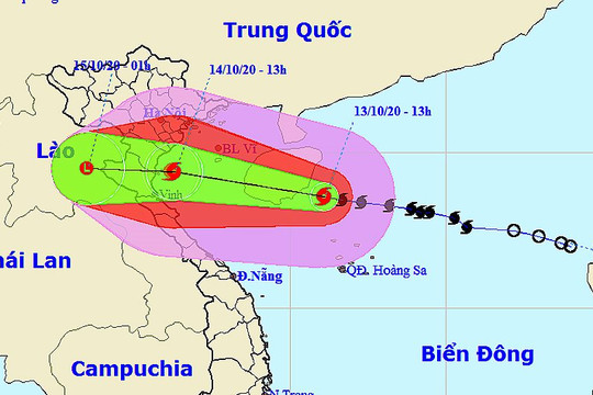 Nam Định: Thực hiện cấm biển từ 19h ngày 13/10 để triển khai các biện pháp ứng phó bão số 7