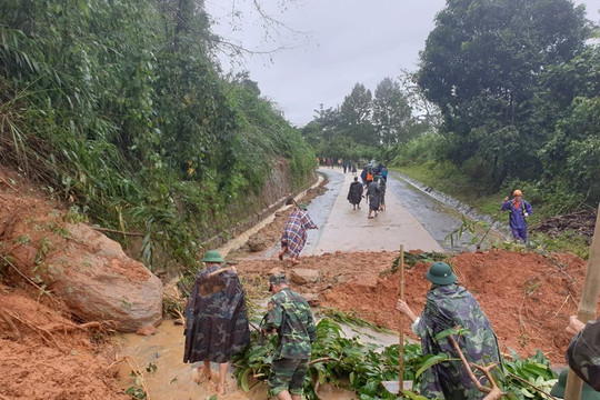 Quảng Trị: 7 người trong đội cứu hộ tại huyện miền núi Hướng Hóa gặp nạn