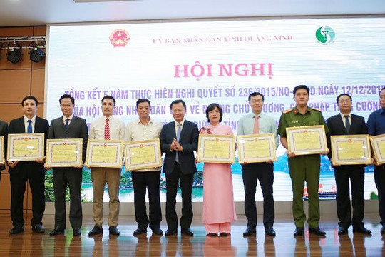 Quảng Ninh: Tổng kết 5 năm thực hiện Nghị quyết 236 về công tác bảo vệ môi trường.