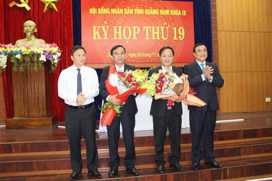 Quảng Nam có tân Phó Chủ tịch UBND và HĐND tỉnh