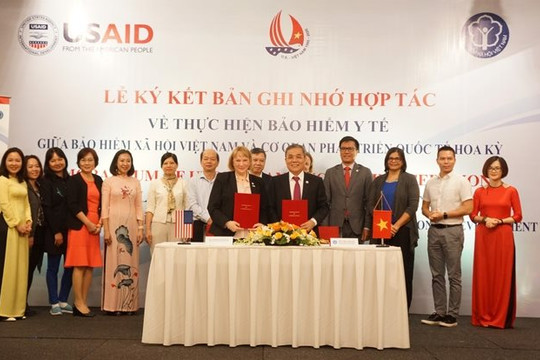 Bảo hiểm Xã hội Việt Nam hợp tác cùng cơ quan Phát triển Quốc tế Hoa Kỳ trong lĩnh vực bảo hiểm y tế