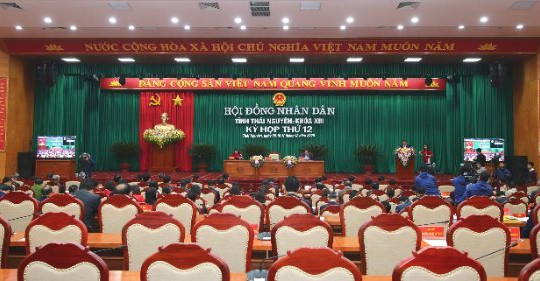 Thái Nguyên: Khai mạc Kỳ họp thứ 12, HĐND tỉnh khóa XIII, nhiệm kỳ 2016-2021