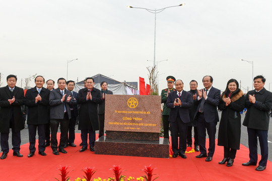  Khánh thành dự án kết nối đường vành đai 3 với cao tốc Hà Nội - Hải Phòng