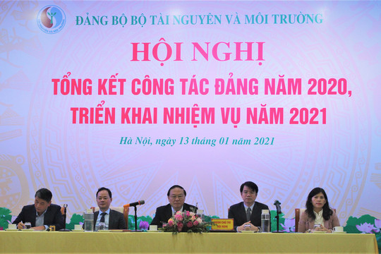 Đảng ủy Bộ TN&MT triển khai nhiệm vụ năm 2021