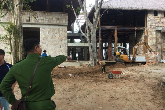 Chủ tịch TP Phú Quốc buộc Công ty CP Hải Lâm tự tháo dỡ công trình không phép trong 15 ngày