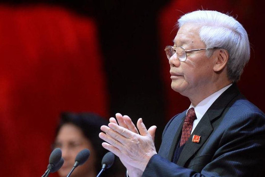 Đồng chí Nguyễn Phú Trọng tái đắc cử Tổng Bí thư khoá XIII