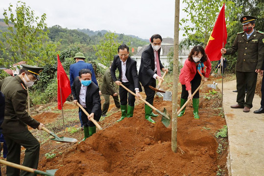 Lào Cai: Phát động “Tết trồng cây - Đời đời nhớ ơn Bác Hồ” Xuân Tân Sửu 2021