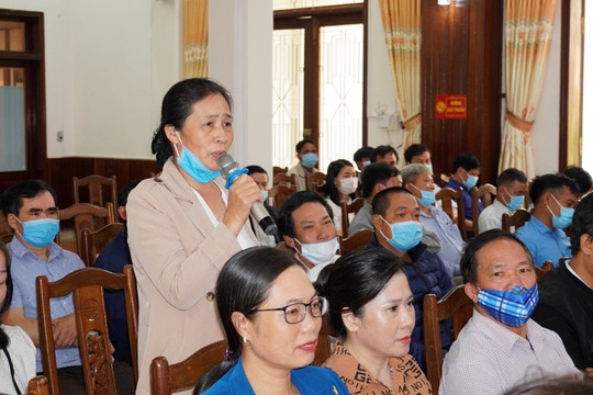 Cử tri tại Quảng Trị kiến nghị hỗ trợ đầu ra cho các sản phẩm nông sản chủ lực