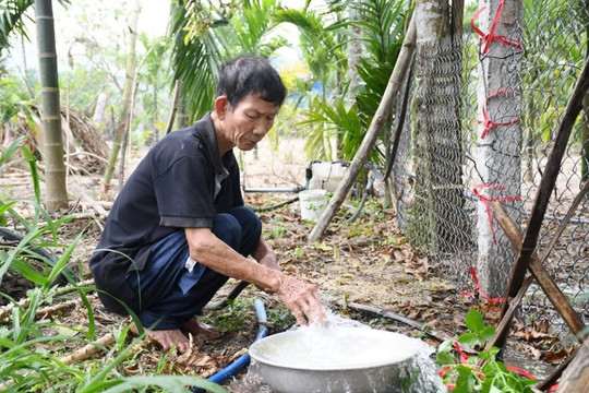 Quảng Ngãi: Kiểm tra tình trạng nước sinh hoạt ở xã Đức Phú bị ô nhiễm