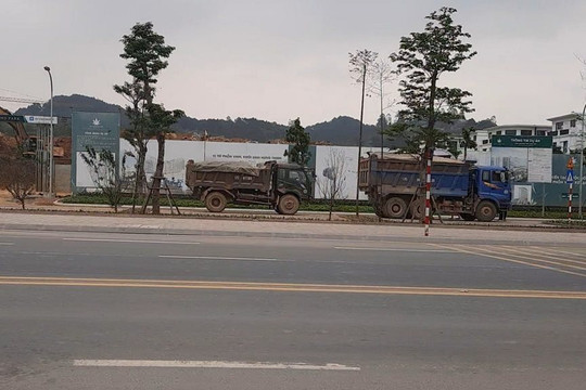 Dự án Apec Diamond Park Lạng Sơn đổ thải trái phép