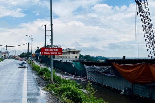 Hà Nội: Ai chịu trách nhiệm khi đường đê hữu Hồng gãy nứt?