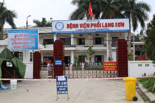 Lạng Sơn: Gỡ phong tỏa Bệnh viện Phổi, tiếp nhận bệnh nhân vào khám và điều trị