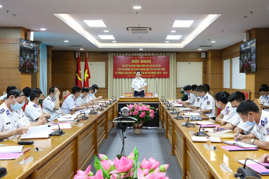 Đảng ủy Cảnh sát biển sơ kết 5 năm thực hiện Chỉ thị 05/CT-TW