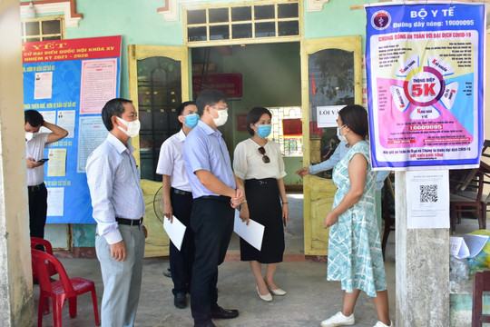 Thừa Thiên Huế: Đảm bảo an toàn phòng, chống dịch COVID - 19 trong ngày bầu cử