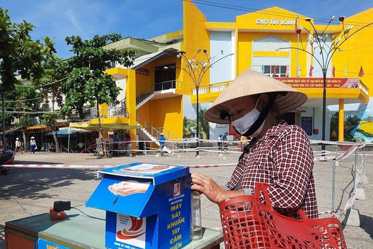 Đà Nẵng tăng cường phòng chống dịch Covid-19 tại các chợ dân sinh