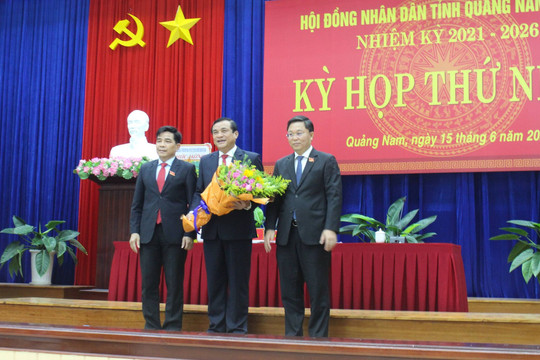 Ông Phan Việt Cường tái cử Chủ tịch HĐND tỉnh Quảng Nam