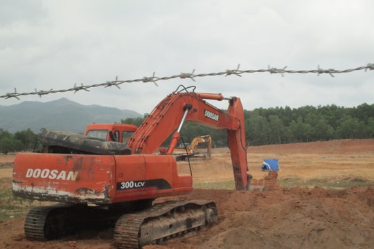 Bình Định quy hoạch và cấp phép khai thác khoáng sản đất san lấp các công trình trọng điểm