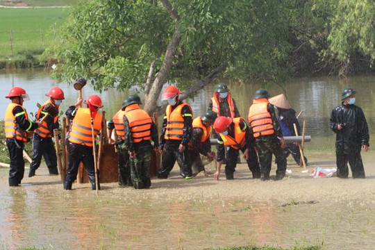 Vĩnh Phúc tổ chức diễn tập ứng phó bão lụt và tìm kiếm cứu nạn năm 2021