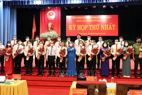 Tuyên Quang bầu các chức danh chủ chốt HĐND, UBND tỉnh