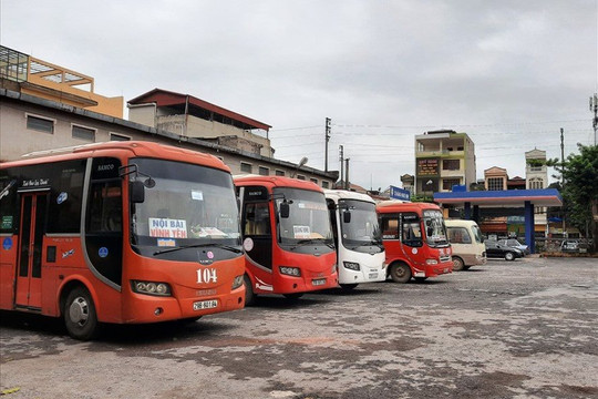 Ninh Bình: Tạm dừng hoạt động vận tải hành khách đi, đến các tỉnh, thành phố đang có dịch từ 7/7