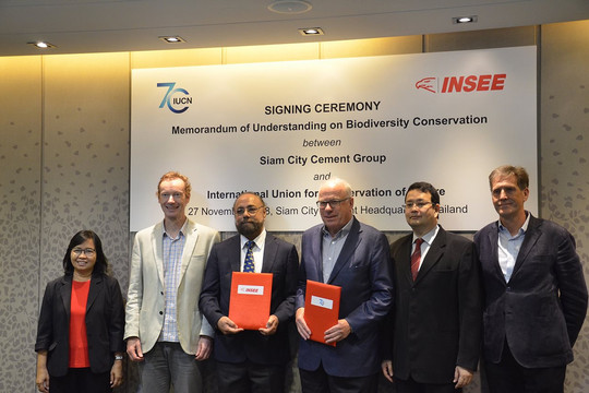 INSEE Việt Nam và IUCN ký thỏa thuận mới thực hiện mục tiêu bảo tồn đa dạng sinh học đến năm 2030