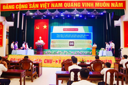 Cuộc thi trực tuyến toàn quốc tìm hiểu Luật Cảnh sát biển Việt Nam