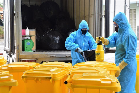 Bộ Y tế yêu cầu tăng cường quản lý chất thải trong phòng, chống dịch Covid-19