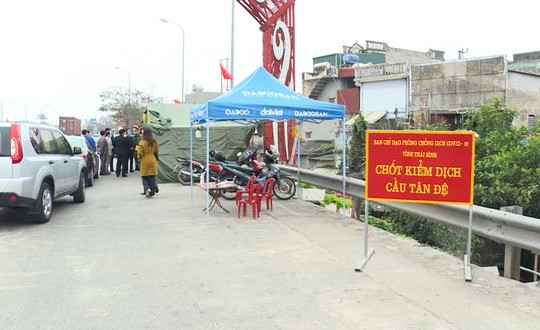 Thái Bình: Chỉ đạo khẩn sau khi Nam Định xuất hiện ổ dịch trong cộng đồng