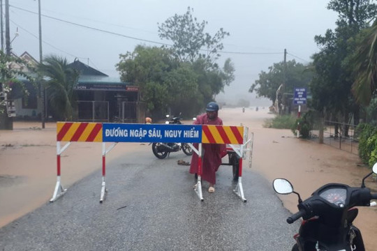 Thời tiết ngày 13/9: Từ Thừa Thiên - Huế đến Hà Tĩnh có mưa to