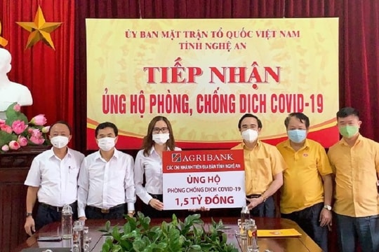 Agribank chung tay cùng đất nước trong cuộc chiến đẩy lùi đại dịch