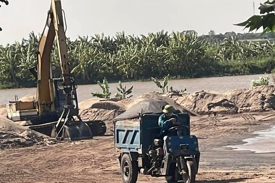Bến bãi không phép ở Ninh Giang, Hải Dương: Ngang nhiên hoạt động