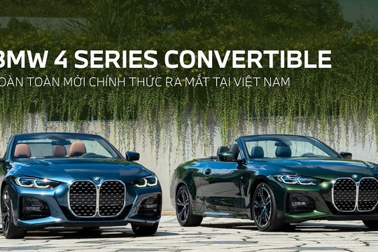 BMW 4 Series Convertible hoàn toàn mới chính thức ra mắt tại Việt Nam
