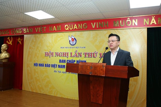 Tổng Biên tập Báo Nhân Dân Lê Quốc Minh giữ chức Chủ tịch Hội Nhà báo Việt Nam