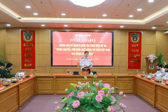 Kiểm tra thực hiện Đề án “Tuyên truyền, phổ biến Luật Cảnh sát biển Việt Nam giai đoạn 2019 - 2023”