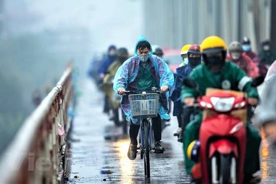 Thời tiết ngày 7/11: Bắc Bộ mưa to, trời chuyển rét