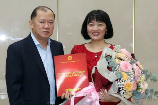 Bà Nguyễn Thị Lan giữ chức vụ Phó Giám đốc Sở TN&MT tỉnh Khánh Hoà