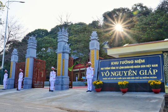Điện Biên: Lễ an vị Tượng thờ Đại tướng Võ Nguyên Giáp tại Khu tưởng niệm Mường Phăng