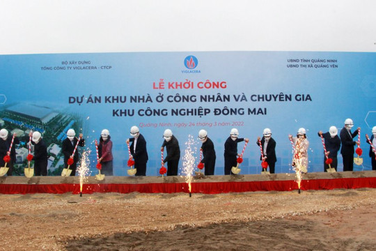 Quảng Ninh: Khởi công dự án Khu nhà ở công nhân và chuyên gia KCN Đông Mai 