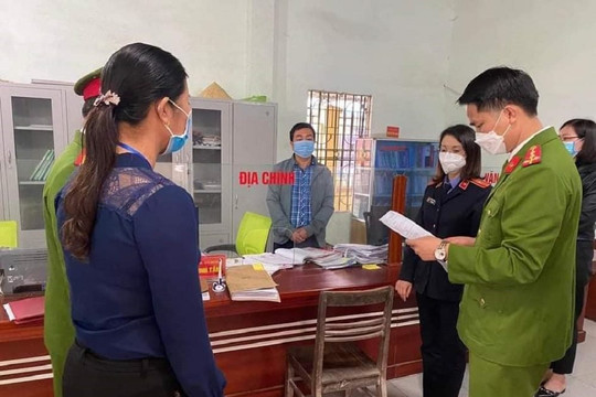 Nghệ An: Khởi tố 2 cán bộ địa chính ở Quỳnh Lưu