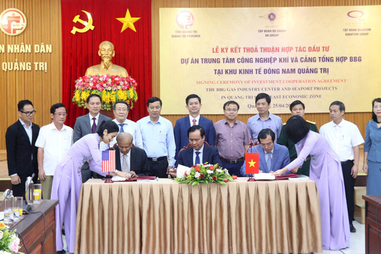 Quảng Trị hợp tác với hai tập đoàn lớn về phát triển Khu kinh tế Đông Nam