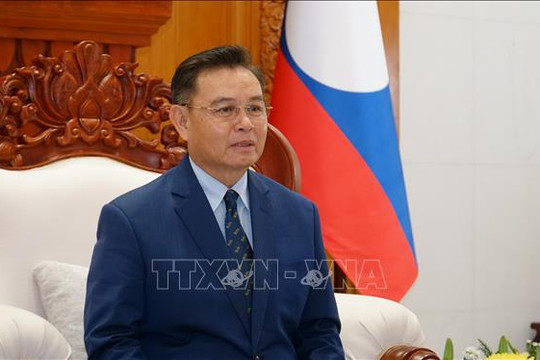 Chủ tịch Quốc hội Lào: Chuyến thăm của Chủ tịch Quốc hội Vương Đình Huệ phát huy mối quan hệ hữu nghị vĩ đại giữa hai nước