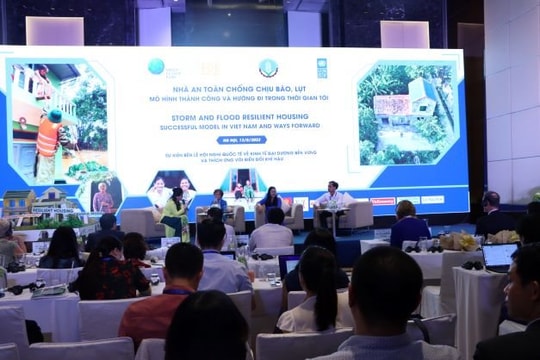 UNDP cam kết tiếp tục hỗ trợ nhiều ngôi nhà chống bão lũ cho Việt Nam 