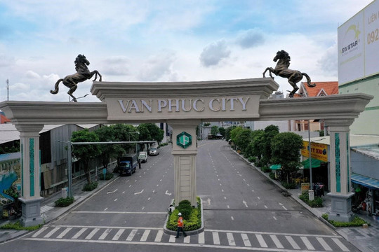 Khánh thành đường Đinh Thị Thi tại Van Phuc City