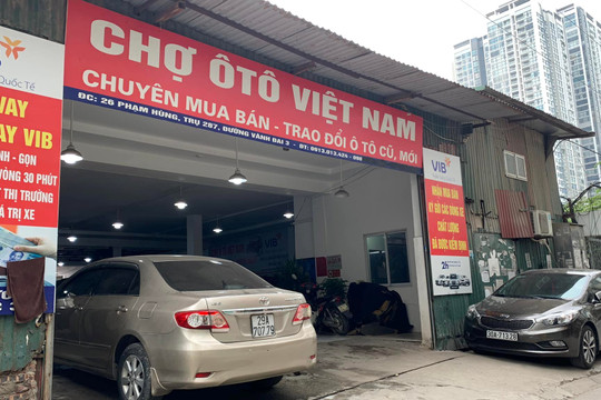 Nam Từ Liêm - Hà Nội: Nhà xưởng, kiot “ lộ thiên” dọc tuyến đường chính