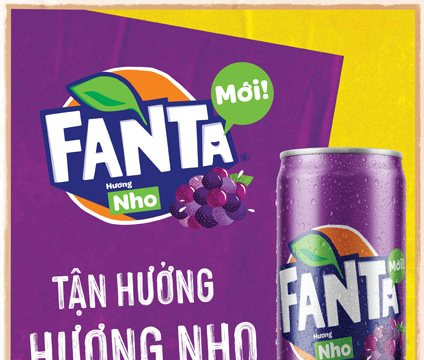 Coca-Cola ra mắt Fanta® Hương Nho mới, bùng nổ vị ngon sảng khoái