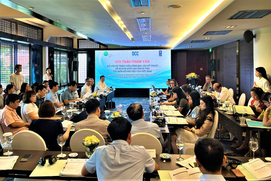 Hoàn thiện báo cáo về nỗ lực thích ứng biến đổi khí hậu của Việt Nam